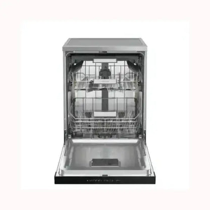 Lavastoviglie WHIRLPOOL in acciaio inox con cestelli regolabili e apertura frontale completa