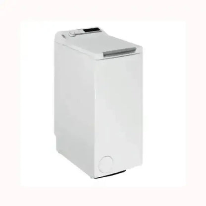 Lavatrice verticale WHIRLPOOL bianca con carica dallalto e display digitale