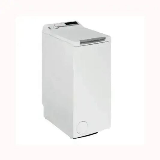 Lavatrice verticale WHIRLPOOL bianca con carica dallalto e display digitale