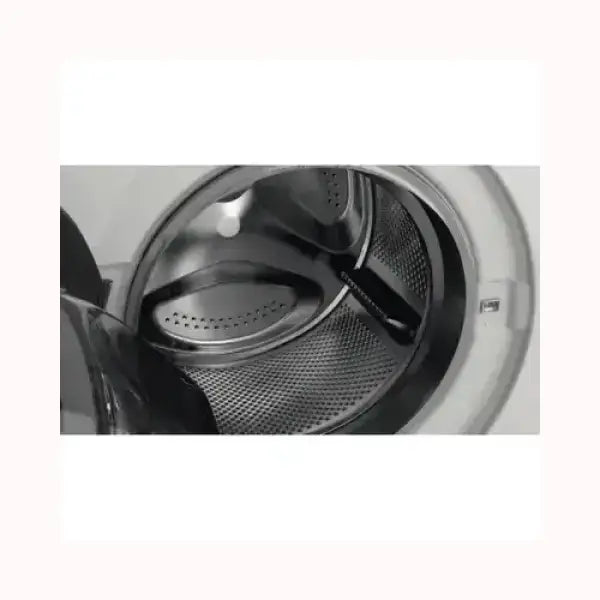 Interno tamburo lavatrice WHIRLPOOL con porta aperta e cestello in acciaio inox