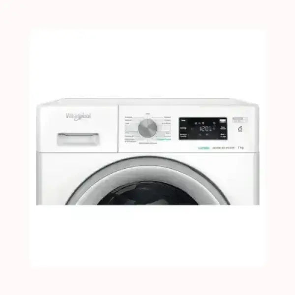 Lavatrici WHIRLPOOL frontale bianca con display digitale e manopola selezione programmi