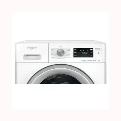 Lavatrici WHIRLPOOL frontale bianca con display digitale e manopola selezione programmi
