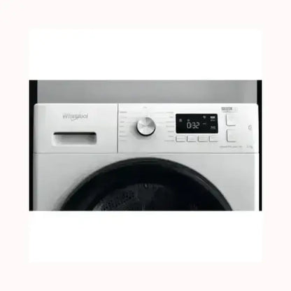 Pannello di controllo asciugatrice WHIRLPOOL bianca con display digitale e manopola centrale