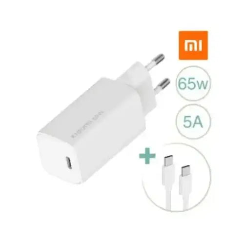Xiaomi Mi Charge Type-C Fast Charge 65W GaN Tech + Cavo 1m USB-C - Accessori telefonia - TecnoRoyal