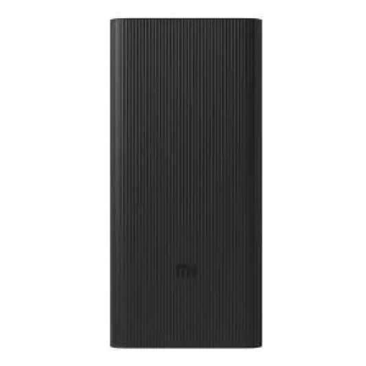 Xiaomi Powerbank nero compatto con design a righe per ricarica portatile efficiente