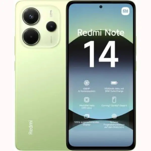 Xiaomi Redmi Note 14 6+128GB 6.67" 4G Lime Green EU Smartphone