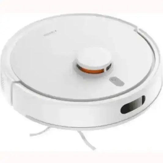 Robot aspirapolvere Xiaomi bianco con navigazione laser e spazzole laterali per pulizia automatica