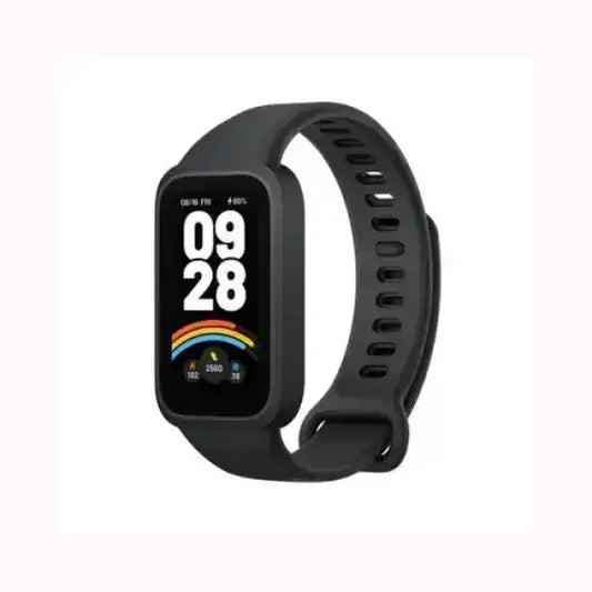 Xiaomi Smart Band 9 smartband nera con display rettangolare e cinturino regolabile