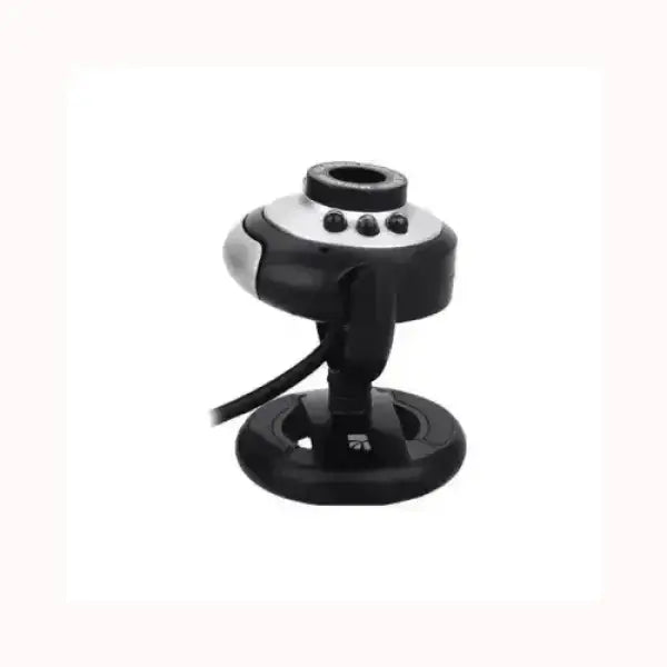 WEBCAM Xtreme nera con supporto regolabile e design compatto per videochiamate e streaming