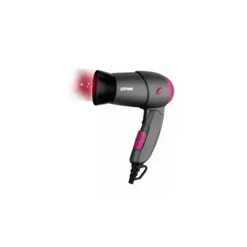 ZEPHIR ASCIUGACAPELLI DA VIAGGIO PIEGHEV.1200W GRIGIO/FUCSIA ZHB1200 - Asciugacapelli - TecnoRoyal