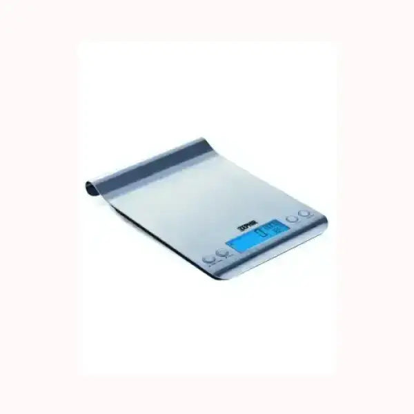 Pesa alimenti ZEPHIR in acciaio inox con display digitale e funzioni precise per cucina