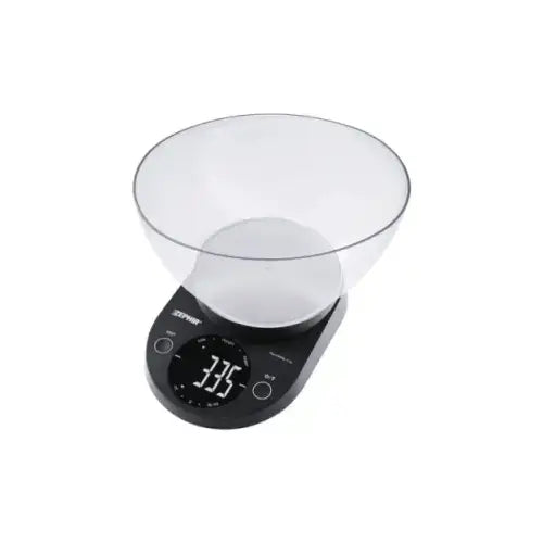 ZEPHIR BILANCIA DA CUCINA DIGITALE CON VASSOIO XL 5KG NERO ZHS511 - Pesa alimenti - TecnoRoyal