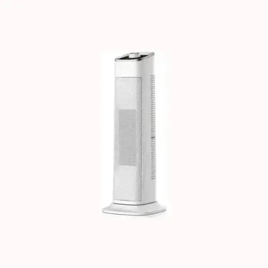 Stufa elettrica ZEPHIR verticale bianca con design compatto e moderno per riscaldamento domestico