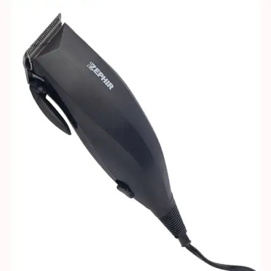 Tagliacapelli professionale ZEPHIR nero con design ergonomico e lama regolabile
