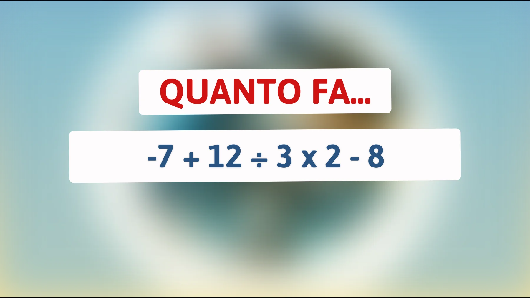 "Solve This Math Puzzle: Only 1% Can Get It Right!""