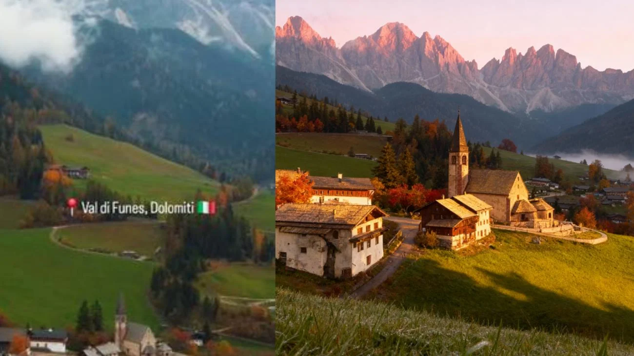 Una vista che ti ruba il cuore āØļøš®š¹ š Dolomiti, Italia. #neiperteeeee #autumnvibes #foliage #dolomiti #mountain @Dolomiti Italia"